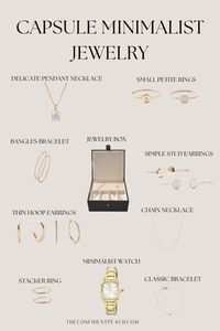 Timeless Minimalist Jewelry Pieces Every Woman Should Own. From delicate studs to versatile pendant necklaces, these timeless pieces are perfect for any capsule wardrobe. For women who love simplicity and sophistication. Shop the jewelry.... #MinimalistJewelry #CapsuleWardrobe #TimelessStyle #ElegantAccessories #FashionEssentials #Affiliate