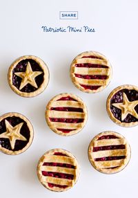 Recipe | Patriotic Mini Pies | thinkmakeshareblog.com