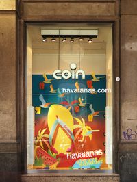 havaianas coin windows ss11 on Behance | by Bruno Augusto Ramos