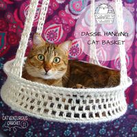 Ravelry: Dassie Hanging Cat Basket pattern by Charlotte Gillbanks