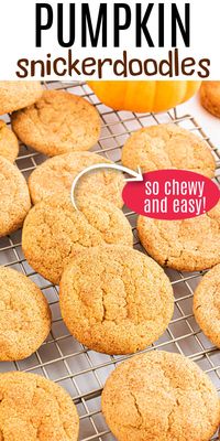 If you love chewy snickerdoodle cookies, my pumpkin snickerdoodles recipe is the BEST. Chewy and flavorful, you'll love this easy fall holiday cookie.