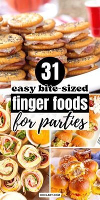 Pick your favorite easy mini sandwiches for a party for this huge list of make ahead party sandwiches for a crowd. These cheap finger sandwiches are so quick and easy to make!