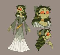 @marinscos Twitter  "had to design frog prince a sister.."