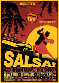 Salsa Dance Flyer Bundle #labeled#Layers#color#organized