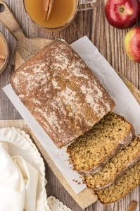 Can't get to the orchard for fresh apple cider doughnuts? Try this apple cider doughnut bread recipe! Topped with a cinnamon sugar coating for sweetness and crunch, it's perfect for breakfast, dessert, or a cozy snack.