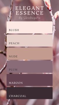 Create chic designs with our cool and elegant color palettes. These palettes feature a mix of nude beige, plum purple, and a hint of blush pink, ideal for creating a stylish and contemporary look. Perfect for fashion brands, weddings, occasion events, or any project that aims to convey chic and sophistication. Use these colors to add a touch of cool chic to your designs.