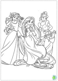 coloriage disney princesse