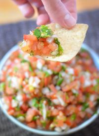 Homemade Pico de Gallo Salsa