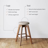 Nathan James Swivel 26'' Counter Stool & Reviews | Wayfair