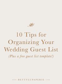 Does it feel like your wedding planning checklist never ends? How will you keep track of all of those RSVPs? Gifts? Food allergies? If you’re feeling overwhelmed, then it’s time to learn how to organize your wedding guest list in Excel. #weddinginvitations #weddingideas #weddingplanning #weddingtips #weddingchecklist