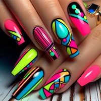 #nails   #bold   #summer    #summer-nails  #beauty