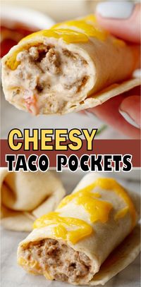 CHEESY TACO POCKETS