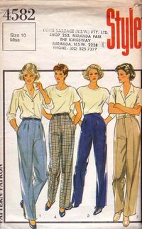 Women's Pants Style Pattern | Sew These Inspiring Vintage Sewing Patterns For An Ultimate Throwback