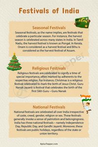 Festivals of India Essay | Essay on Festivals of India and Its Importance - A Plus Topper