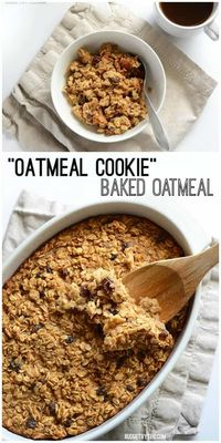 Oatmeal Cookie Baked Oatmeal Recipe - Budget Bytes