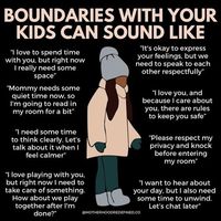 Learning about boundaries should start early! Here are some examples of how parents and caregivers can model and explain boundaries to children. Children understanding boundaries and consent is a healthy part of emotional development, and can help them identify boundary violations and report them to their trusted adults! Image from MotherhoodRedefined.Co