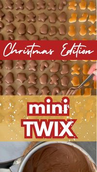 Mini Twix RECIPE at the end 🍫✨️ Indulge in the joy of the season with this delicious mini christmas cookies! credit: @heart.content (tiktok) #christmascookierecipes #christmascookie #christmascookieexchange #holidaybaking #festive #christmas #chocolate