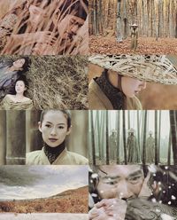 House of Flying Daggers - Jin x Mei "Let's go away together and roam the world, as free as the wind. We'll wander around alone. Come and go without a trace, like a playful wind. No, a carefree wind. Just you and me." #houseofflyingdaggers