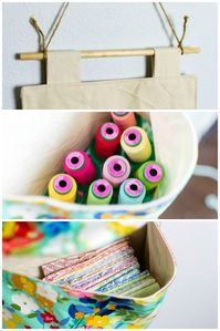 DIY Hanging Organizer - Free Sewing Pattern — SewCanShe | Free Sewing Patterns for Beginners