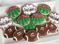 By The Bluebonnet Bakeshop Superbowl Cookies