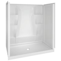 Classic 400 60" x 32" Shower Base Center Drain in High Gloss White 40094C | Delta Faucet