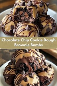 Ingredients: 1 box brownie mix (prepared and cooled) 1 cup unsalted butter, softened ¾ cup brown sugar ½ cup granulated sugar 2 tsp vanilla extract 2 cups all-purpose flour 1 cup mini chocolate chips 2 cups semi-sweet chocolate chips (for coating) 1 tbsp coconut oil