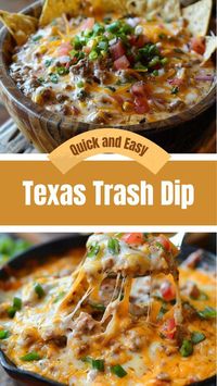 Texas Trash Dip – the name might not sound particularly appealing, but don’t let it fool you! This deceptively simple recipe is a guaranteed crowd-pleaser at any gathering