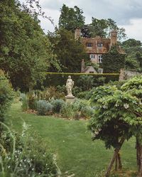 Groombridge Place is a moated manor house in the village of Groombridge near Tunbridge Wells, Kent, England.  It appears as Longbourn, the home of the Bennet family in the 2005 movie adaptation of Jane Austen's "Pride and Prejudice".