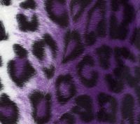 Purple leopard print.