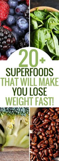 These superfoods are almost guaranteed to make you lose weight fast. I lost 40lbs implementing more of these zero calorie foods into my diet! Weight loss | Fitness program | healthy eats | lose weight fast | superfood list | health and fitness