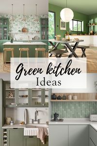 Fresh and vibrant, green is a colour that breathes new life into interiors. There are endless options for introducing this vitalising colour into your home. From painted kitchen cabinets to tiles to seating, here we explore 20 of the best green kitchen ideas.