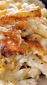 Creamy Cheese Potatoes - a delicious version of scalloped potatoes.