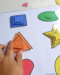 Printable Shape Matching and Size Sorting Activity