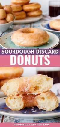 Make the softest glazed donuts and use your sourdough discard with this delicious sourdough discard donuts recipe! Make the same day, or rest the donuts overnight to prepare in the morning. Either way, you'll love the results!rnrn#sourdoughdiscard #donuts #glazeddonut #doughnutrecipe #brunchideas #breakfastideas 