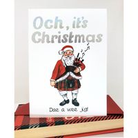 CHRISTMAS DAE A WEE JIG CARD