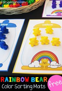 Free Rainbow Bear Mats – Fairy Poppins