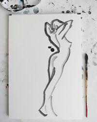 Nudes sketchbook.  www.carolinetomlinson.com