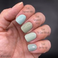 Comparisons for “Can Dew Attitude” from the @essie Spring 2020 Collection. For this color I have this Essie-only post, and another one for…