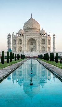 Travel to India is very popular among tourists because it features a diverse array of cultural, historical and architectural attractions. The Taj Mahal is among the most famous.