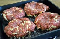 Grilling Burger! Named "Best Burger Recipe Ever with Secret Sauce." It has grated Monterrey jack cheese, Sweet Baby Ray's BBQ sauce, season salt, cracked black pepper, & onion powder...must try this recipe