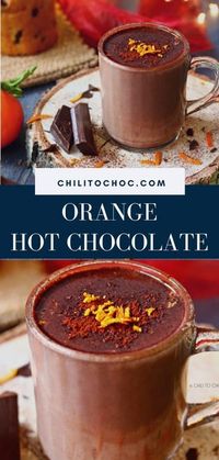 Nothing gives ultimate comfort than a cup of hot chocolate on a cold winter night. And when this creamy, rich hot drink is infused with fresh orange, it just takes everything up a notch. Make this decadent Orange Hot Chocolate at your home with this fuss-free recipe. #orangehotchocolate #hotchocolate #hotbeverage #winter #drinks #beverage