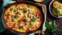 SPICY SHRIMP AND GRITS CASSEROLE