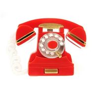 Phone Brooch is available at the best price of $39.95 from Quirks! Handcrafted Accessory & Unique Gifts | www.kinksandquirks.com