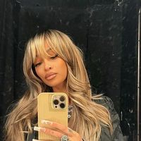 DAILY DOSE OF HAIR™️ on Instagram: "@evoni This Hair 🤩🤩💖 WOW #bangs"