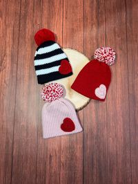 Valentines Day Hat Handmade Sizes 0-3 Months to Teen Ready to Ship - Etsy