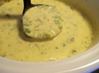 Crockpot Broccoli Cheese Soup