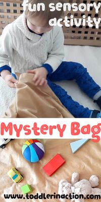 MYSTERY BAG - SIMPLE SENSORY TODDLER ACTIVITY