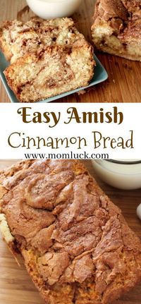 Easy Amish Cinnamon Bread - Cool Kitchen