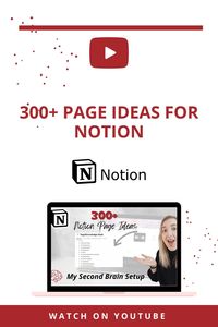 Stuck on what pages to create in Notion? Unlock endless inspiration with our "300+ Page Ideas for Notion" video walkthrough. From project planning to personal trackers, discover ideas to elevate your Notion game. 🚀🎥 Watch now and transform your Notion workspace! #Notion #PageIdeas #NotionTutorial #Productivity