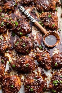 Asian BBQ Boneless Oven Baked Wings | HBHarvest